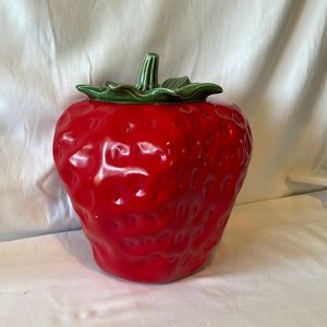 Vintage McCoy 1950’s Strawberry Cookie jar #263.